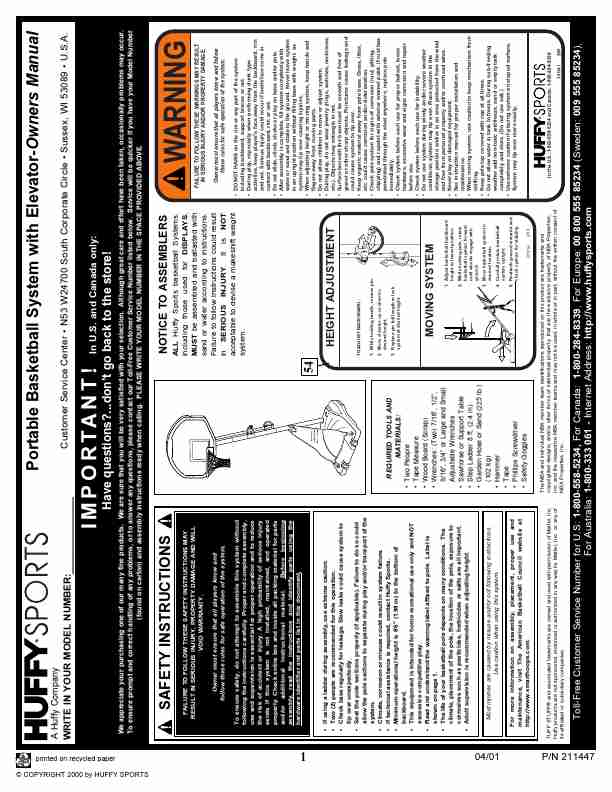 Huffy Fitness Equipment DC910-page_pdf